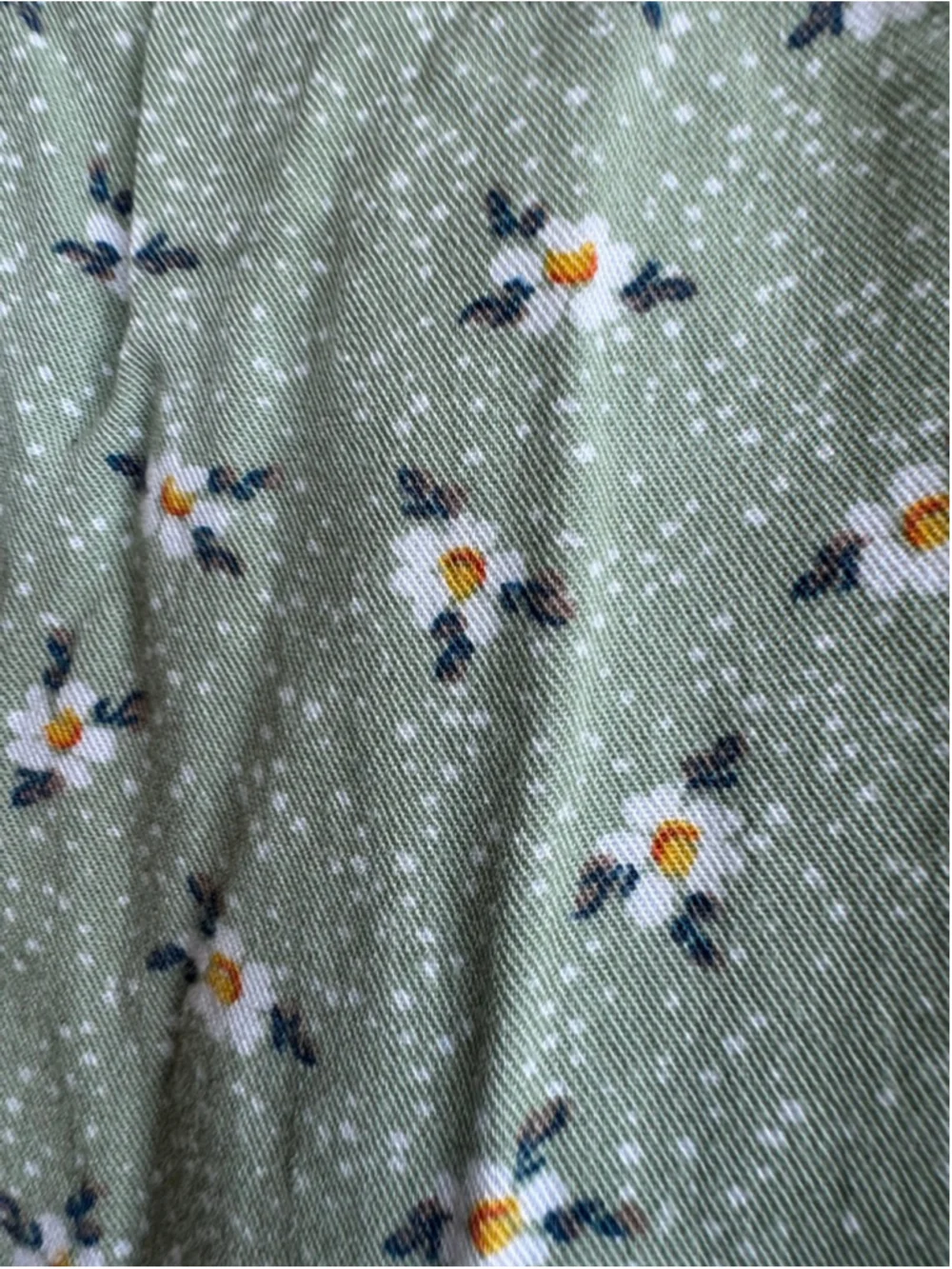 Nordstrom Girls Green Floral Mini Dress Medium